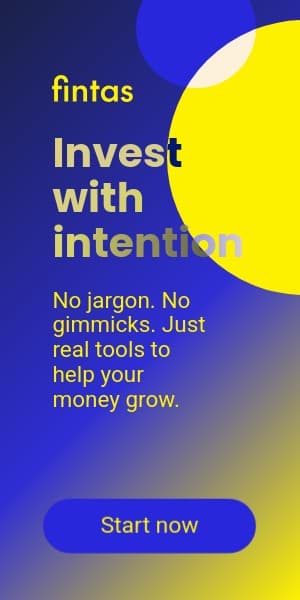 Invest with Intention Fintas Finance Animated Half Page