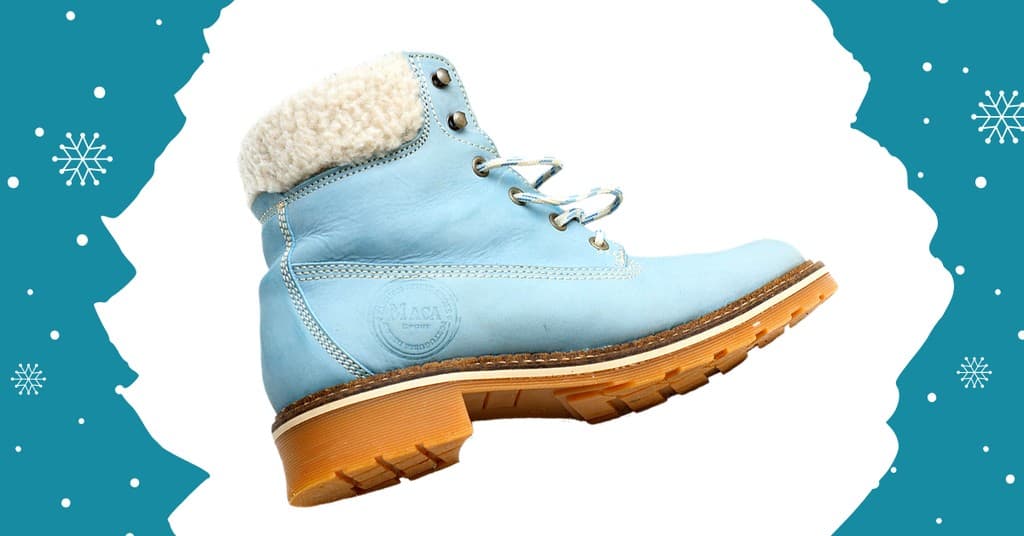 Teal Christmas Shoe Responsive Landscape Responsive Landscape Art