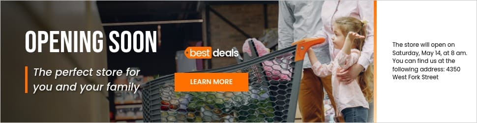 Best Deals Shop Opening Soon Billboard