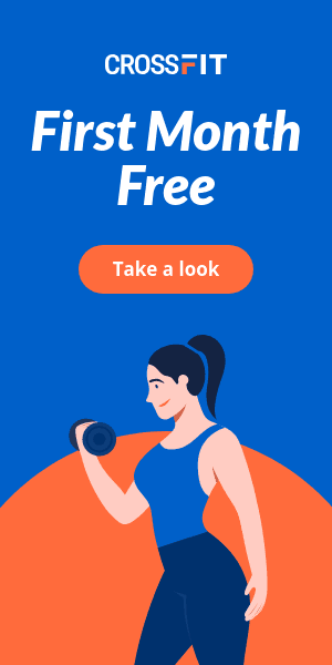 First Month Free Fitness Half Page