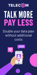 Talk More Pay Less Telecom Plan Vertical Banner