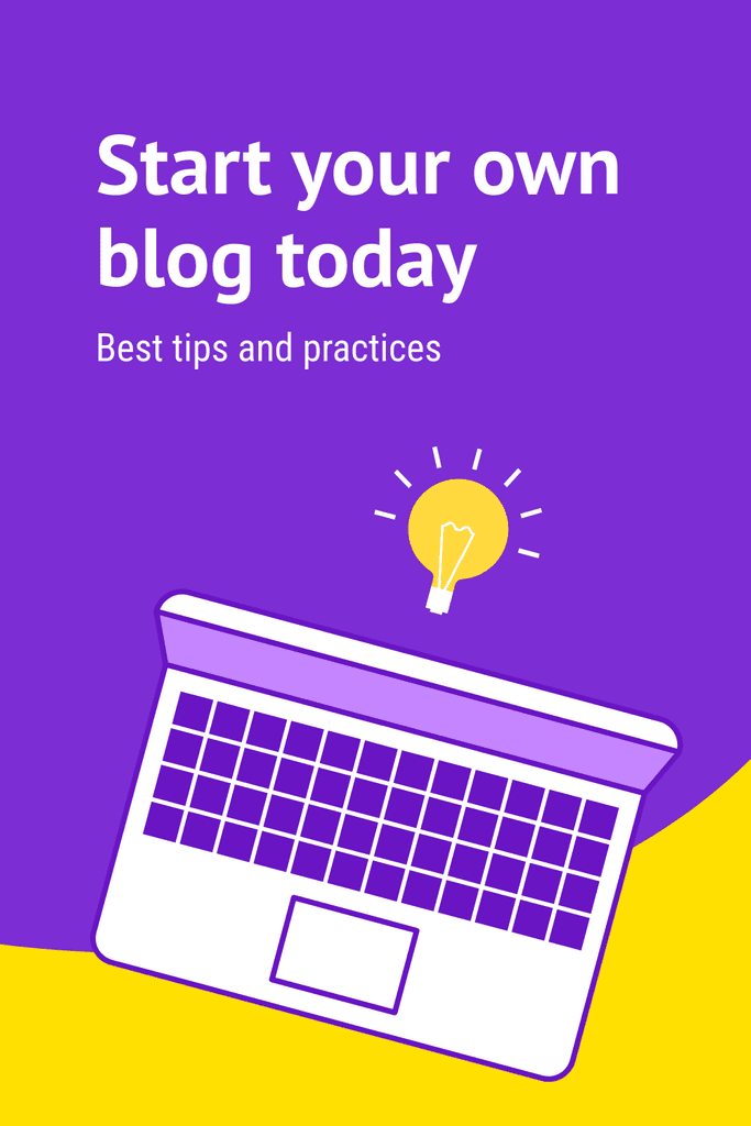 Best Tips to Start Your Blog Pinterest Pin Tall