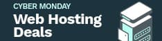 Cyber Monday Web Hosting Deals Half Banner