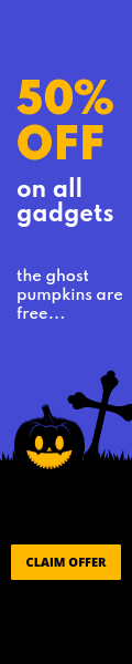 Gadget Sale with Free Ghost Pumpkins Skyscraper