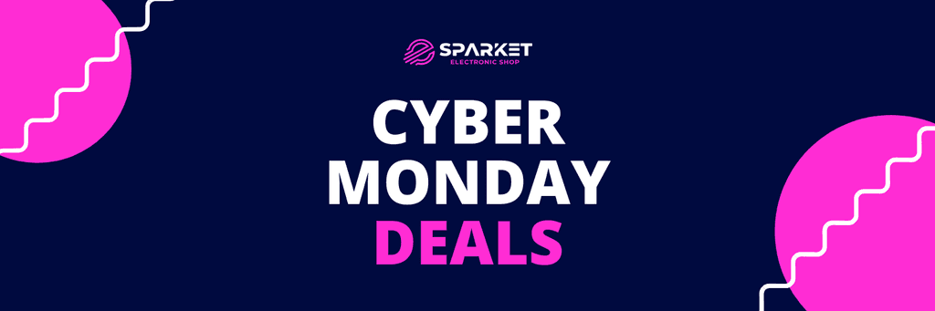 Blue Cyber Monday Pink Deals X Header