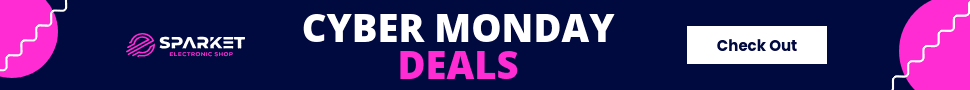Blue Cyber Monday Pink Deals Large Leaderboard