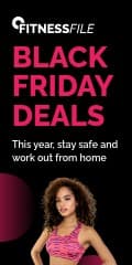 Home Fitness Workout Black Friday Deals Vertical Banner