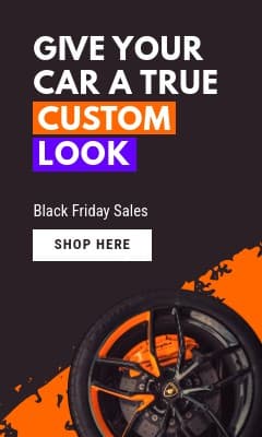 Black Friday Custom Car Rims Vertical Rectangle