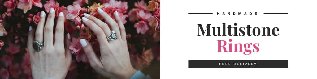 Multistone Rings Etsy Cover Etsy Big Shop Banner