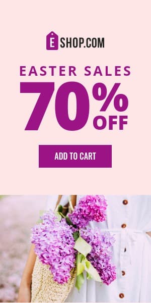 Purple Spring Easter Sales