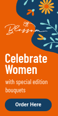 Flower Shop Celebrate Women's Day Vertical Banner