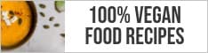 100 Vegan Food Recipes Half Banner
