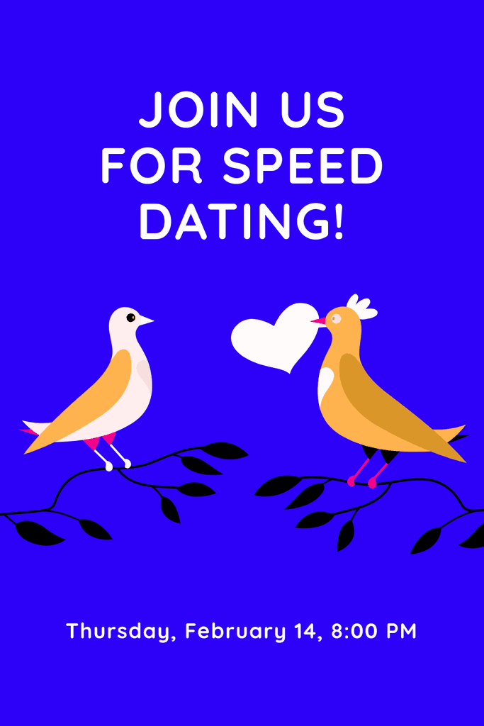 Valentine's Day Speed Dating Illustration