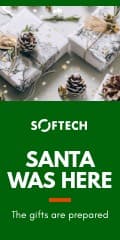 Santa Was Here Gifts Prepared Vertical Banner