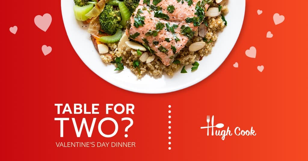 Table For Two on Valentine's Day Facebook Sponsored Message