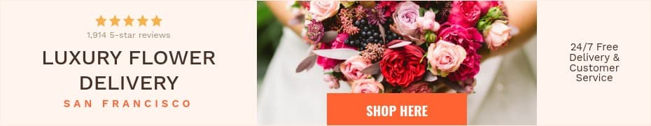 Luxury Flower Delivery Top Banner