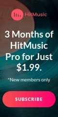 HitMusic Pro Monthly Subscription Vertical Banner
