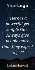 Give People More Quote Vertical Banner