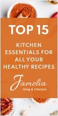 Kitchen Essentials for Healthy Recipes Vertical Banner