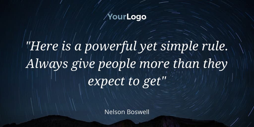 Give People More Quote X Image Post