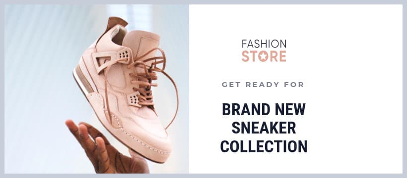 Brand New Sneaker Collection Facebook Cover