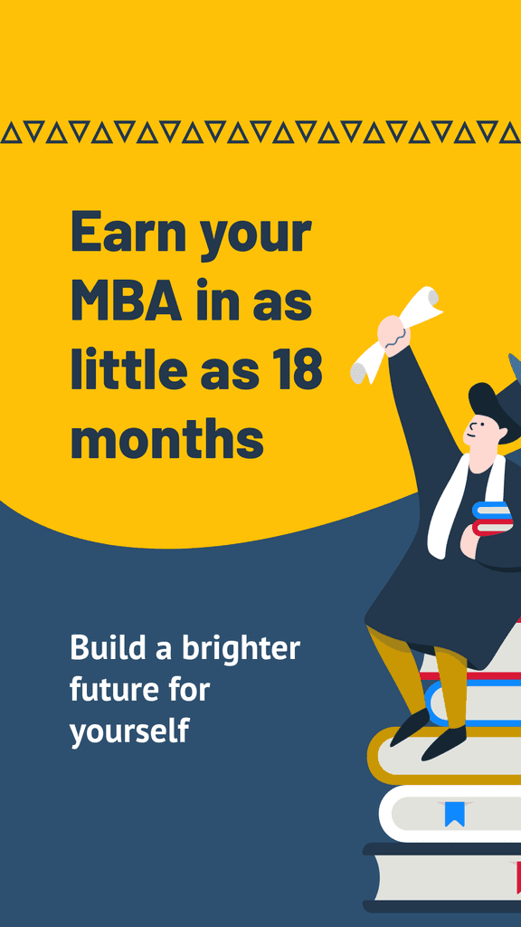 Earn your MBA Degree Story