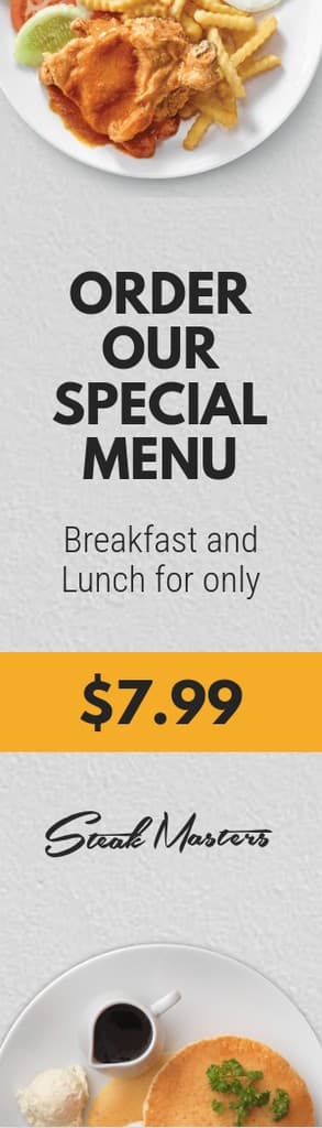 Special Menu Breakfast and Lunch Portrait