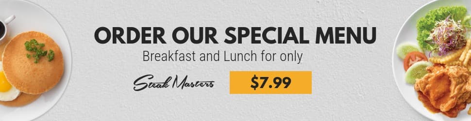 Special Menu Breakfast and Lunch Billboard