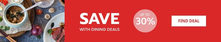 Save Money with Dining Deals Top Banner