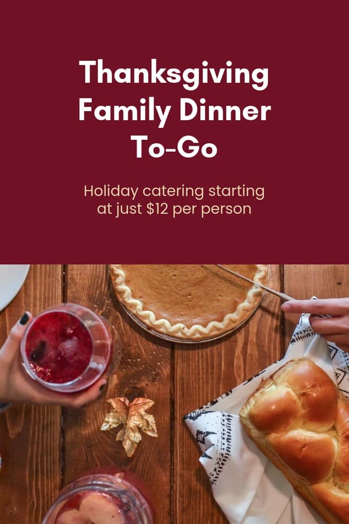Thanksgiving Family Dinner To Go Pinterest Pin Tall