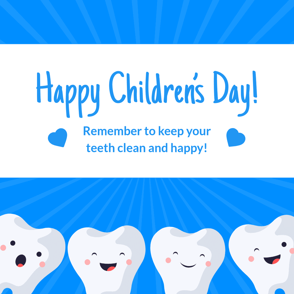 Dental Office Children's Day Facebook Square Post