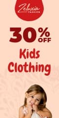 Kids Clothing Summer Days Vertical Banner
