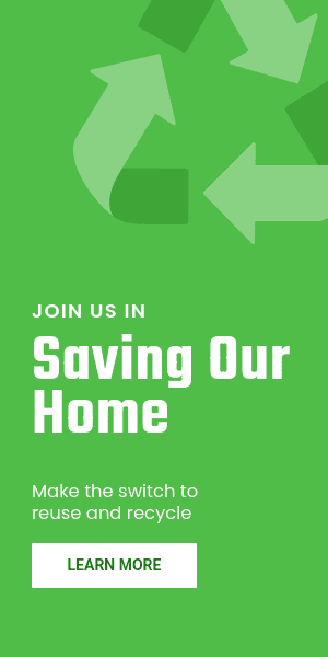 Save our Home and Recycle Earth Day Half Page