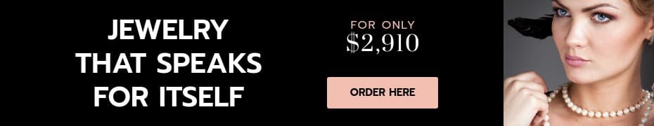 Elegant Necklace Pearls Only Top Banner