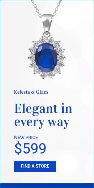 Elegant Sapphire Necklace Half Page