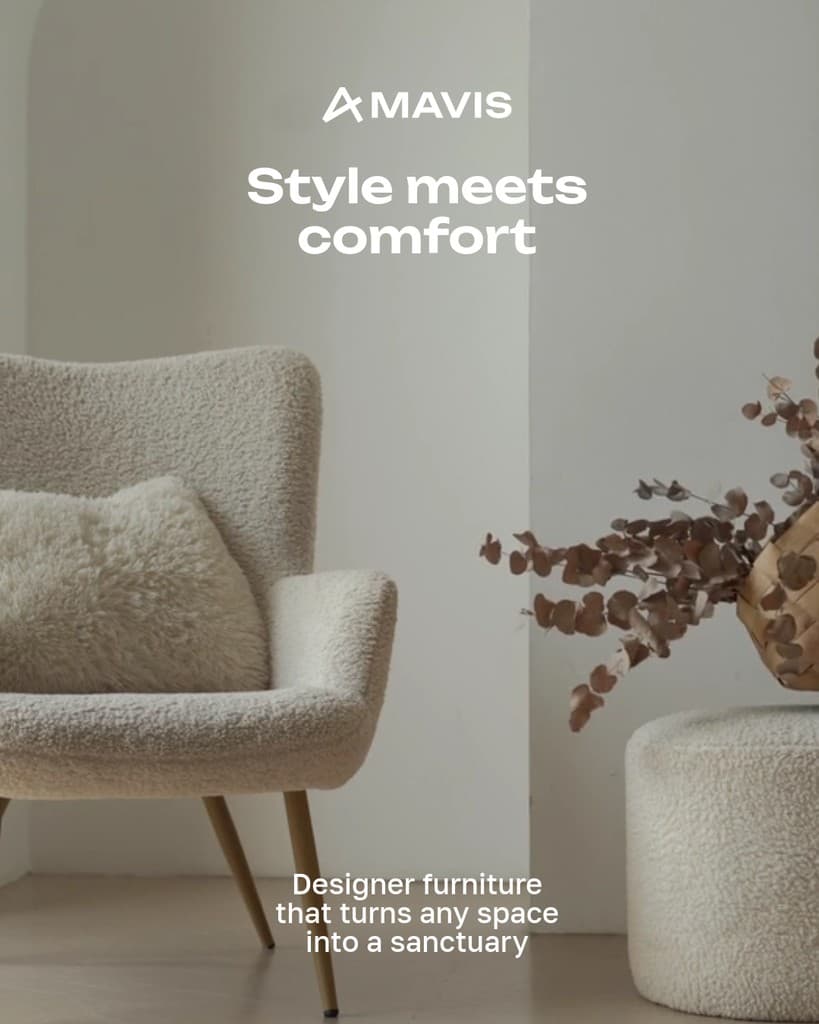 Style Meets Comfort Mavis Furniture Video Video in-feed Ad