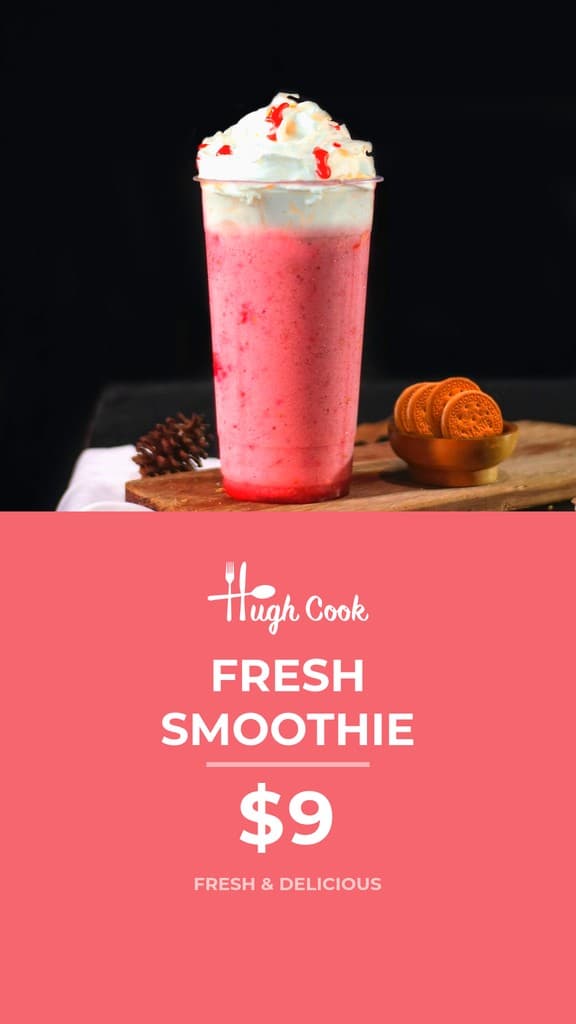 Fresh Strawberry Smoothie Deal Story
