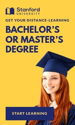 Get Distance Learning Degree Vertical Rectangle