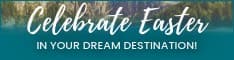 Celebrate Easter Dream Destination Half Banner