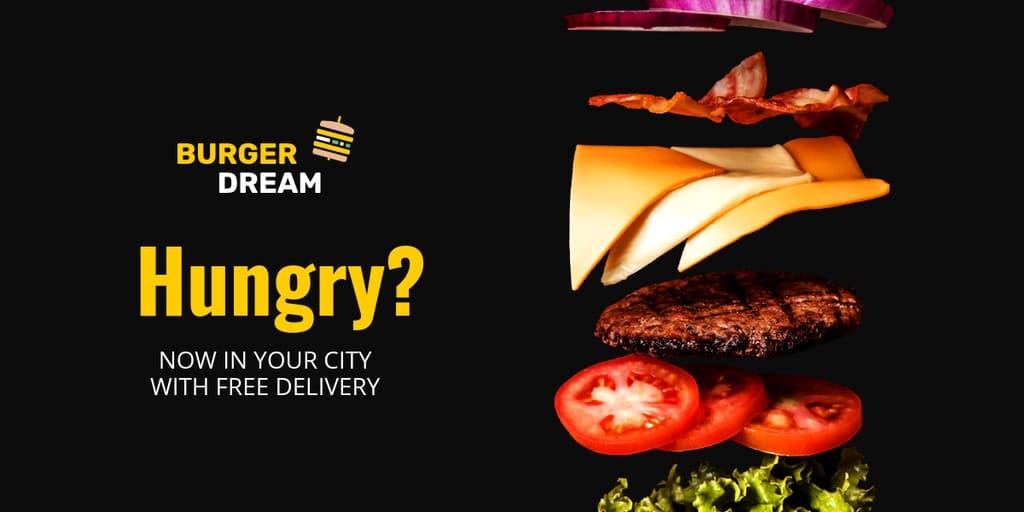 Free Burger Delivery in Your City X Image Post