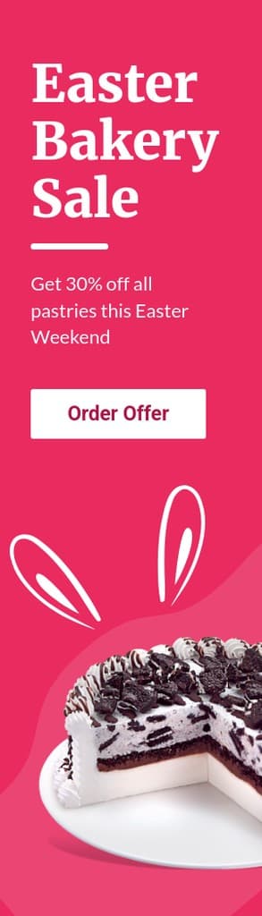 Easter Bunny Bakery Sale Portrait