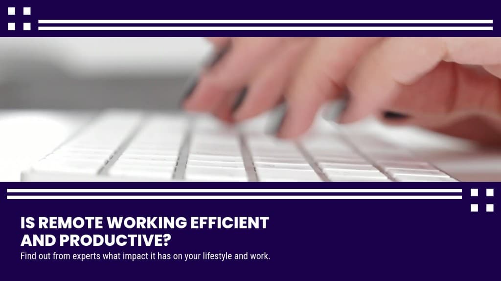 Efficient and Productive Remote Working Video HD Video