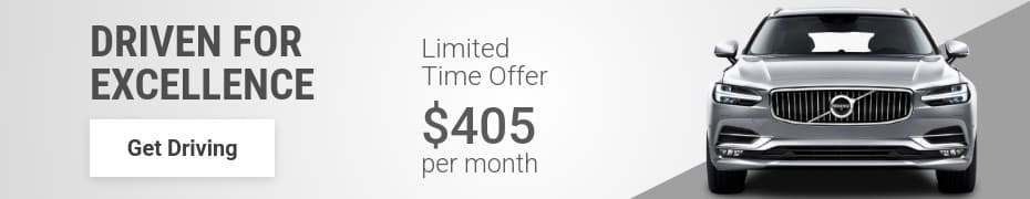 Driven For Excellence Gray Volvo Animated