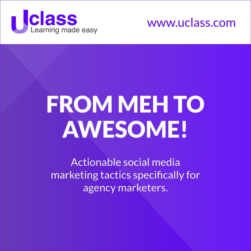 From Meh to Awesome Facebook Square Post