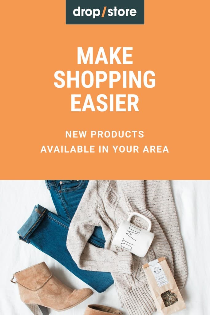 Make Shopping Easier Drop Store Pinterest Pin Tall