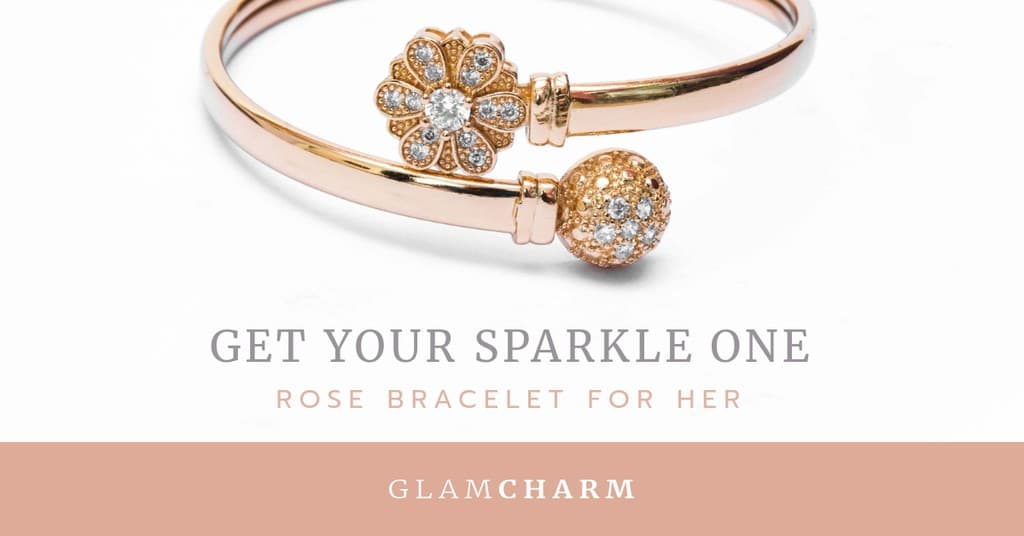 Sparkle One Rose Bracelet Facebook Sponsored Message