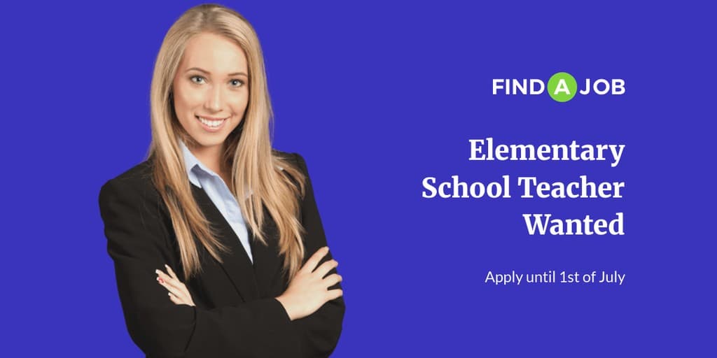 Elementary School Teacher Wanted