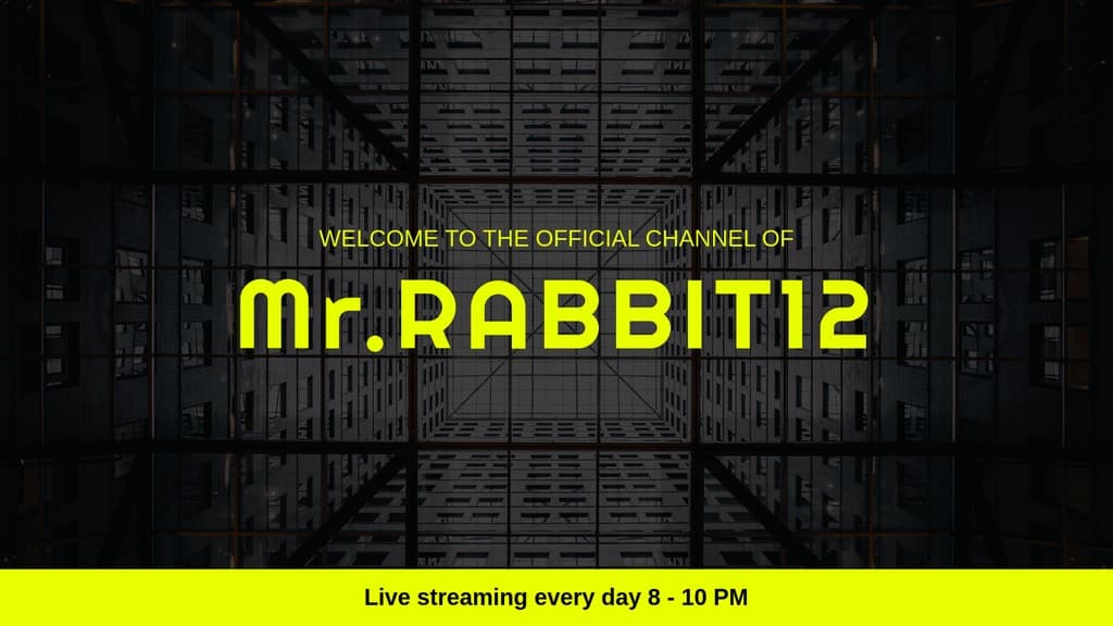 MrRabbit12 Twitch Video Cover Twitch Video Player Banner