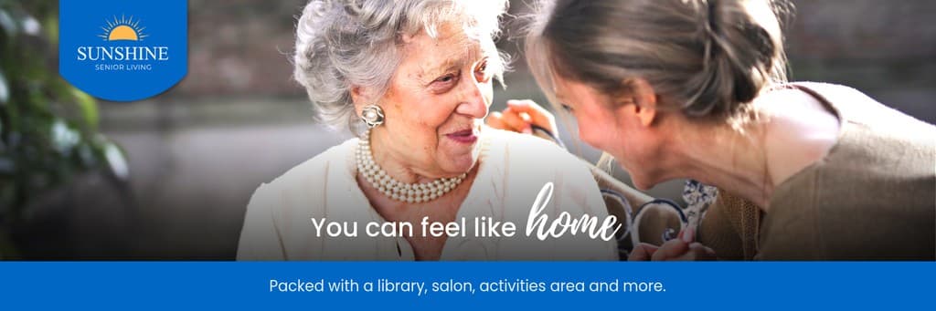 Senior Living that Feels Like Home X Header