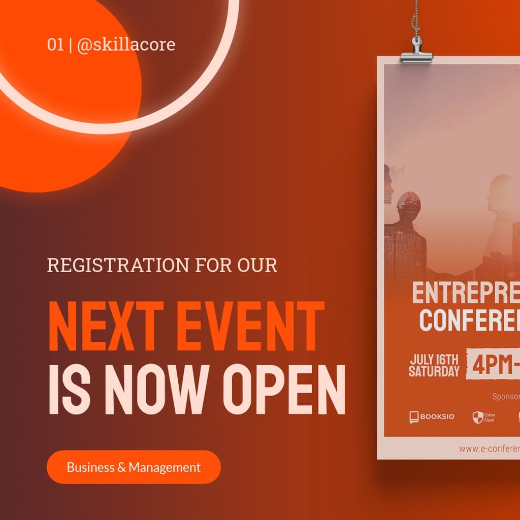 Orange Next Business Event Carousel Carousel